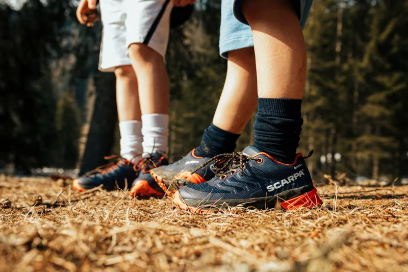 Scarpa Rush Kids GTX Shoes - Blue-Fiesta-8